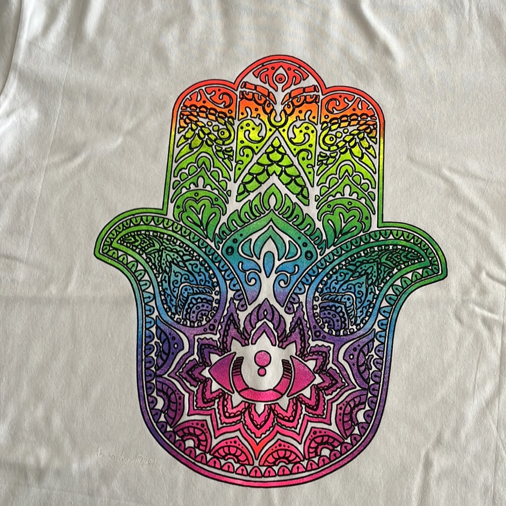 Colorful hamsa design
